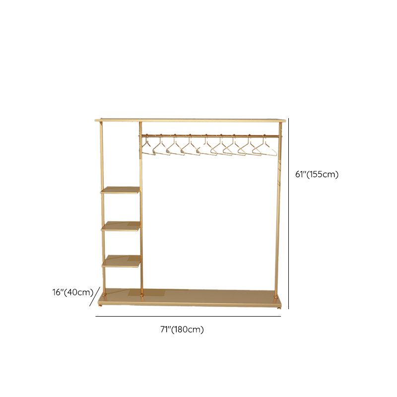 Glam Style Coat Hanger Free Standing Hall Tree (Drying Rack not Included) Clearhalo 'Entry & Mudroom Furniture' 'furn' 'furn_hall_tree_coat_racks' 'Furniture' 'Hall Trees & Coat Racks' 'hall_tree_coat_racks' 1200x1200_dcb2cad3-bf8c-46f5-ad63-df945ffaeebf