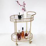 32.28"H Rolling Contemporary Prep Table Metal Prep Table with Towel Rack