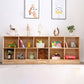 Contemporary Standard Bookshelf Wooden Natural Bookcase with Shelves Clearhalo 'Bookcases' 'furn' 'furn_bookcases' 'Furniture' 'Office Furniture' 1200x1200_dcb3a8f0-9353-4d39-87ff-19b58a7a928b