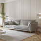 with Pillows Contemporary Sloped Arm Standard Settee Couch in Grey Clearhalo 'furn' 'furn_sofas' 'Furniture' 'Living Room Furniture' 'Sofa' 'sofas' 1200x1200_dcb3ac12-accf-4e7e-a9d3-917a0d544dbb