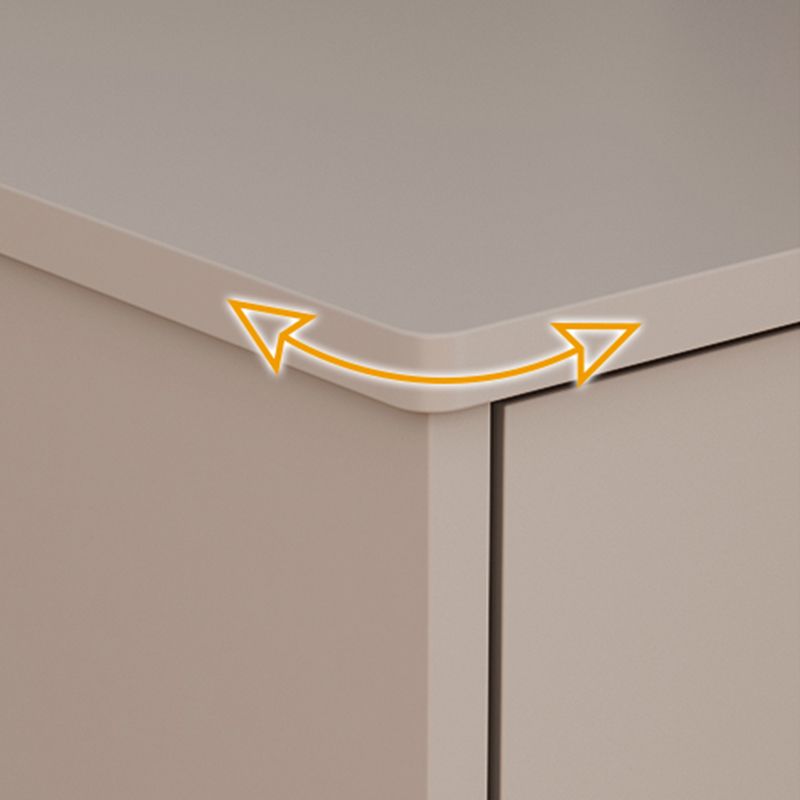 Armoire latérale rectangulaire moderne armoire de rangement en bois avec tiroir