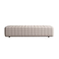 Rectangle Backless Entryway Bench Modern Seating Bench with Upholstered