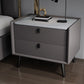 Comodino da letto contemporaneo a tavola notturna con cassetti