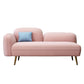 Grey/Blue/Pink Velvet Sofa 55.12"/63" Wide Square Arm Loveseat Clearhalo 'furn' 'furn_sofas' 'Furniture' 'furniture_sofas' 'kitchen' 'kitchen_sofas' 'Living Room Furniture' 'Sofa' 'sofas' 1200x1200_dcb8005a-28e6-48f8-9d1d-351f9cc9ea95