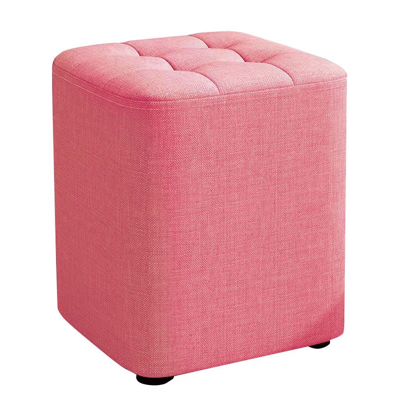 Modern Pouf Ottoman Cotton Upholstered Tufted Solid Color Square Ottoman Clearhalo 'furn' 'furn_ottomans_poufs' 'Furniture' 'Living Room Furniture' 'Ottomans & Poufs' 'ottomans_poufs' 1200x1200_dcbe846c-aefd-44e3-a312-c4632ab5e628
