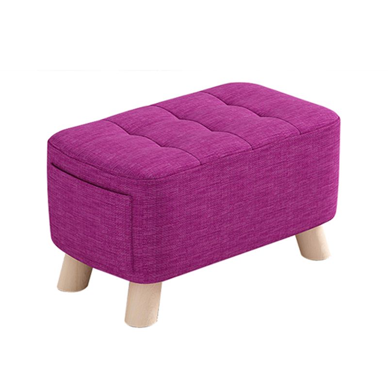 Modern Cotton Storage Pouf Plain Rectangle Tufted Chair Ottoman Clearhalo 'furn' 'furn_ottomans_poufs' 'Furniture' 'Living Room Furniture' 'Ottomans & Poufs' 'ottomans_poufs' 1200x1200_dcbeae18-7309-4737-9847-e3b3ac7c6f62