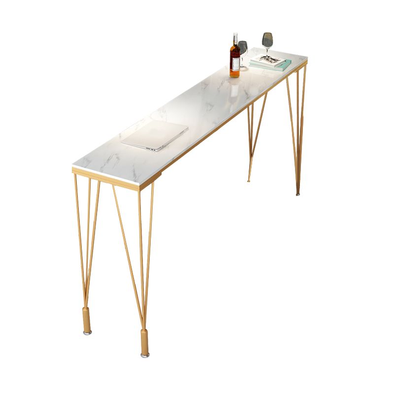 Moderne stijl bistro-bartafel Rechthoekige faux-marmeren bartafel voor thuis