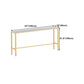 Nordic Glam Style Bar Table 42-inch Height Metal Base Bistro Table for Living Room Clearhalo 'Bar Furniture' 'Bar Tables' 'bar_tables' 'furn' 'furn_bar_tables' 'Furniture' 'furniture_bar_tables' 'Kitchen & Dining Furniture' 1200x1200_dcc30c28-05b8-49a0-bf8e-d8e211ce0654
