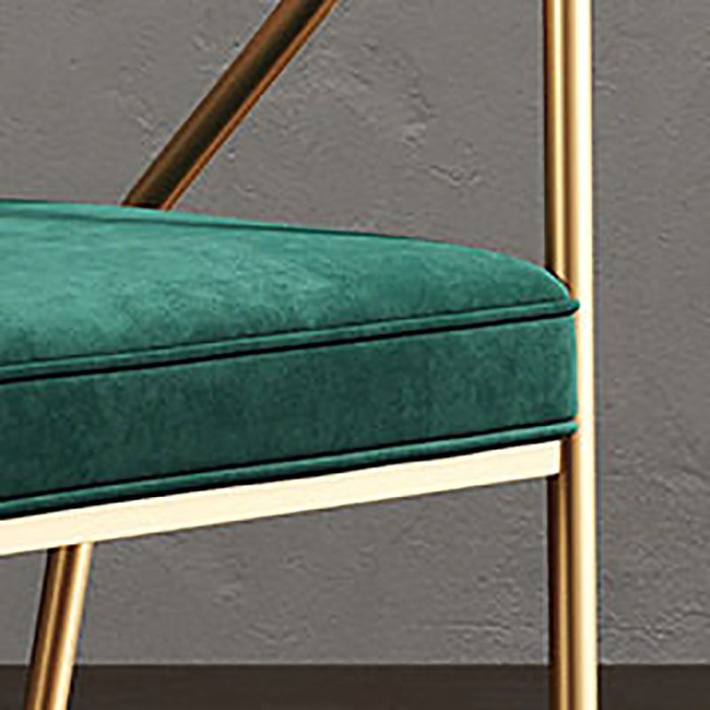 Industrial Home Velvet Arm Chair Matte Finish Open Back Dining Chair (Set of 2) Clearhalo ' kitchen&dining_furn' 'Dining Chairs' 'Dining Tables & Seating' 'dining_chair' 'furn' 'furn_dining_chair' 'Furniture' 'furniture_dining_chair' 'Kitchen & Dining Furniture' 'kitchen' 1200x1200_dcc37106-c67b-4ba7-a7fd-13c7917fbbbc