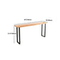 Modern Style Bar Table Set 1/2/5 Pieces Rectangle Bar Table with High Wood Stools Clearhalo 'Bar Furniture' 'furn' 'furn_home_bar_bar_sets' 'Furniture' 'Home Bars & Bar Sets' 'home_bar_bar_sets' 'Kitchen & Dining Furniture' 1200x1200_dcc41e6d-4e96-4e4a-9ced-2d5b06da47d3