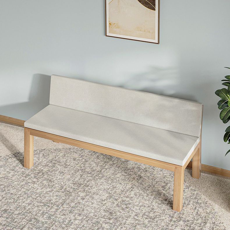 Testino in tessuto di divano moderno a braccia moderno con accenti in legno