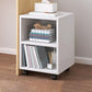 Modern Wooden Night Stand 18.8"/26.7" Tall Nightstand with Shelves
