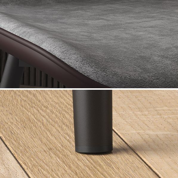 Faux Leather Contemporary Dining Room Chair Matte Finish Solid Back Dining Chairs Clearhalo ' kitchen&dining_furn' 'Dining Chairs' 'Dining Tables & Seating' 'dining_chair' 'furn' 'furn_dining_chair' 'Furniture' 'furniture_dining_chair' 'Kitchen & Dining Furniture' 'kitchen' 1200x1200_dcc8e1f2-b6c3-4789-b7aa-56ed6b78c415