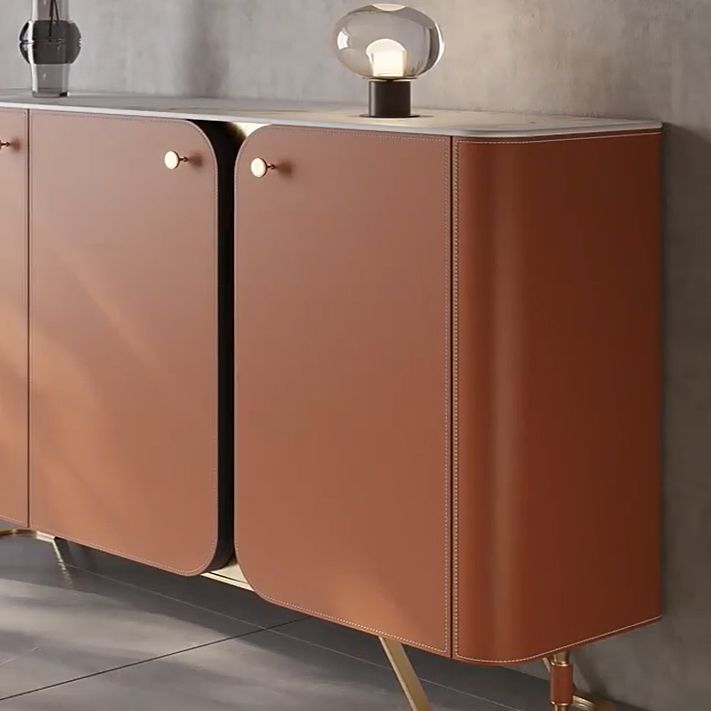 3 Doors Sideboard Buffet Contemporary Dining Server for Kitchen Clearhalo 'buffet_sideboard' 'Buffets & Sideboards' 'furn' 'furn_buffet_sideboard' 'Furniture' 'Kitchen & Dining Furniture' 1200x1200_dcc8f70d-c6da-4078-91cb-74f2c5f41dac