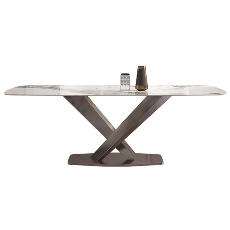 Glam 1/2/5/6/7 Pieces Dining Room Set Sintered Stone Dining Table Clearhalo 'Dining Room Sets' 'Dining Tables & Seating' 'dining_room_set' 'furn' 'furn_dining_room_set' 'Furniture' 'furniture_dining_room_set' 'Kitchen & Dining Furniture' 1200x1200_dcc9e81f-b68d-4e87-87d7-5e561c5e5fd0