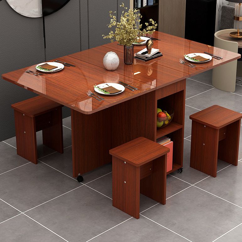 Mid-Century Style Dining Table Rectangle Wooden Home Use Dining Table Clearhalo ' dining_table' 'Dining Tables & Seating' 'Dining Tables' 'furn' 'furn_dining_table' 'Furniture' 'furniture_dining_table' 'Kitchen & Dining Furniture' 'kitchen&dining_furn' 'kitchen' 'kitchen_dining_table' 1200x1200_dccda097-37ec-416e-80e8-6fa72f77e821