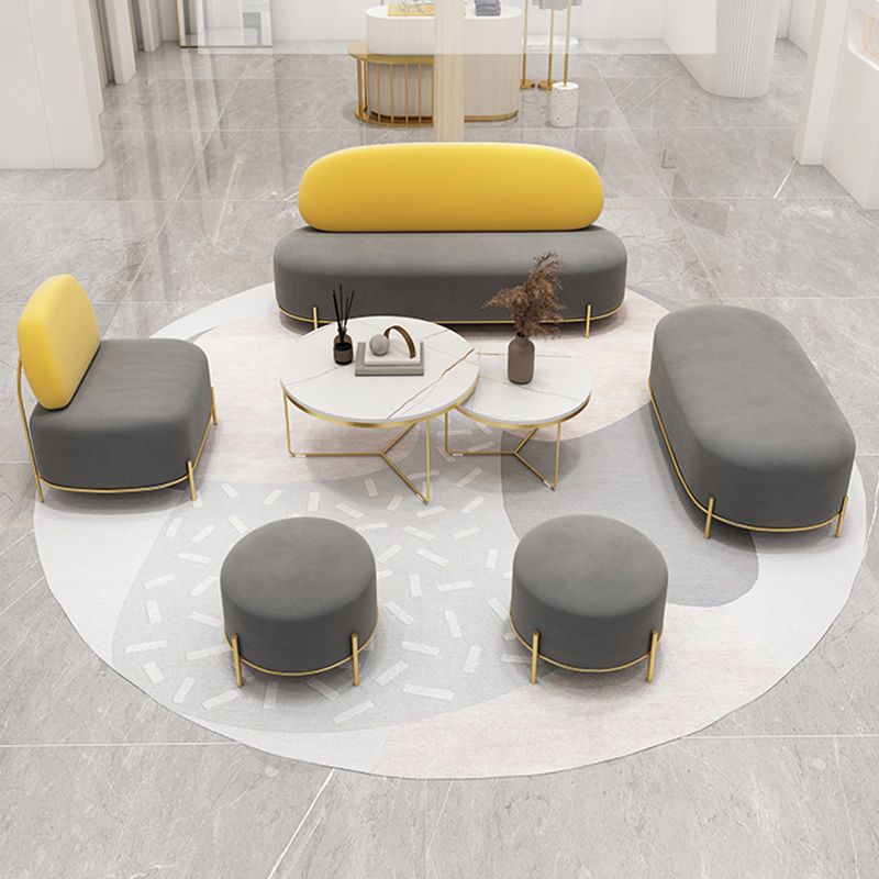 Divano senza braccio contemporaneo con schiena stretta per divano appartamento