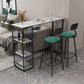 Stone Bar Table Traditional Luxury Rectangle Bar Table with Sled Base Clearhalo 'Bar Furniture' 'Bar Tables' 'bar_tables' 'Furniture' 'furniture_bar_tables' 'Kitchen & Dining Furniture' 1200x1200_dcd26062-c652-4d88-9899-5a7f5d158482