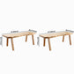 Modern Khaki Solid Wood Dining Table Rectangle Kitchen Dining Table with 4 Legs Base Clearhalo ' dining_table' 'Dining Tables & Seating' 'Dining Tables' 'furn' 'furn_dining_table' 'Furniture' 'furniture_dining_table' 'Kitchen & Dining Furniture' 'kitchen&dining_furn' 'kitchen' 'kitchen_dining_table' 1200x1200_dcd3cc01-d417-48ae-8e4d-2a59a9cce4a3