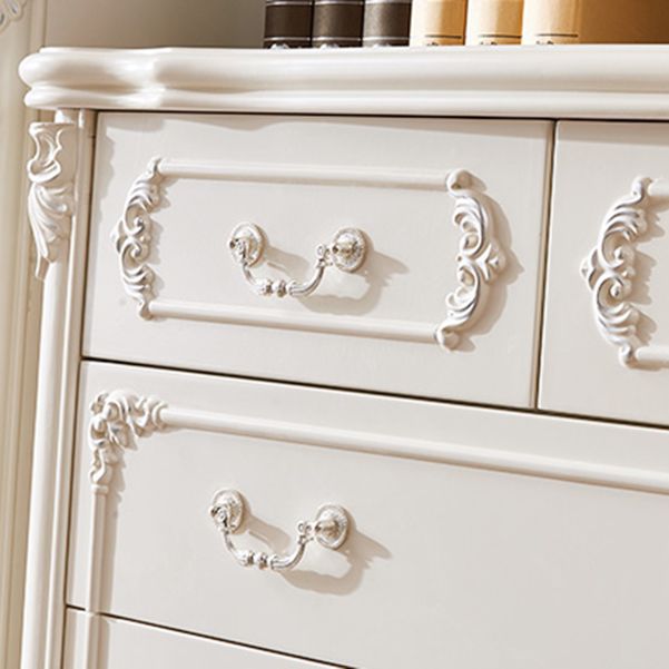 Server a buffet bianco moderno in legno ingegnerizzato per sala da pranzo