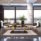 Traditional Luxury Rectangle Dining Table Sintered Stone Table with Trestle Base Clearhalo ' dining_table' 'Dining Tables & Seating' 'Dining Tables' 'furn' 'furn_dining_table' 'Furniture' 'furniture_dining_table' 'Kitchen & Dining Furniture' 'kitchen&dining_furn' 'kitchen' 'kitchen_dining_table' 1200x1200_dcd7a3ab-e0af-4364-a904-03fd2a922df3