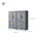 Hinged Wardrobe Cabinet Modern Plastic Storage Cabinet for Home