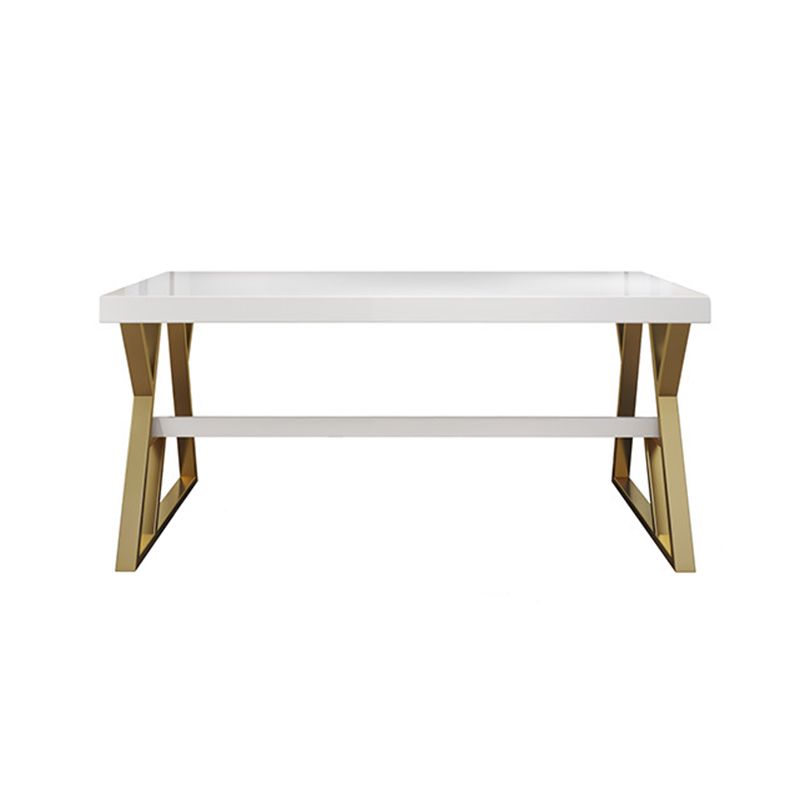 Solid Wood Rectangular Writing Desk 29.53-inch Tall Office Desk with Shelf Clearhalo 'furn' 'furn_office_desk' 'Furniture' 'Office Desks' 'Office Furniture' 'office_desk' 1200x1200_dcdbe2bd-cb23-4484-9cae-9bd170965ee1