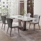 Modern Style Rectangle Sintered Stone Dining Table Set 1/4/5/7 Pieces Dining Set Clearhalo 'Dining Room Sets' 'Dining Tables & Seating' 'dining_room_set' 'furn' 'furn_dining_room_set' 'Furniture' 'furniture_dining_room_set' 'Kitchen & Dining Furniture' 1200x1200_dcdca4c2-9702-4ae8-b7e4-f0ab6537cd46