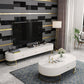 Stone Oval Top Coffee Desk Luxury Sintered Stone Coffee Table Clearhalo 'Coffee & Accent Tables' 'Coffee Tables' 'coffee_tables' 'furn' 'furn_coffee_tables' 'Furniture' 'Living Room Furniture' 1200x1200_dcddc611-a93d-4369-8a51-ce3589b25622