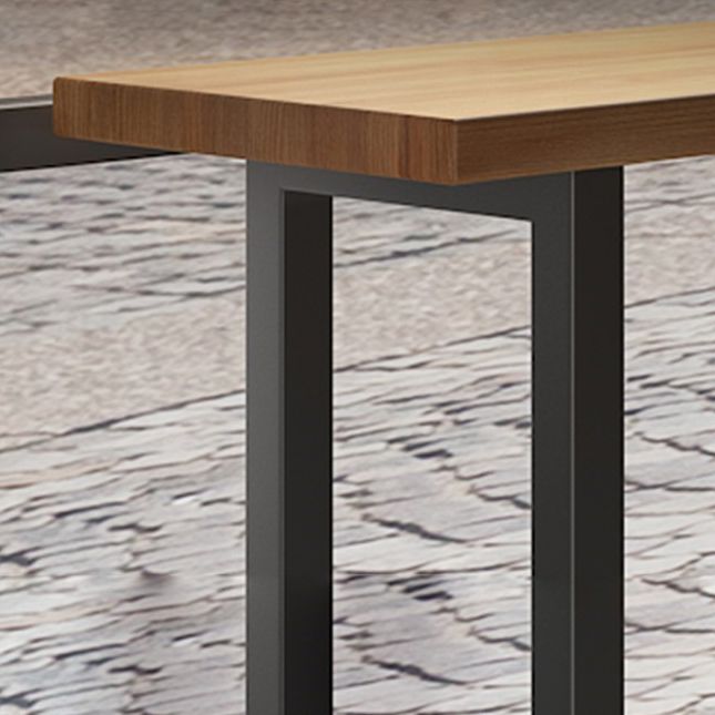 Modern Bar Table Set 1/7 Pieces Rectangle Pine Wood Counter Table for Shop Clearhalo 'Bar Furniture' 'furn' 'furn_home_bar_bar_sets' 'Furniture' 'Home Bars & Bar Sets' 'home_bar_bar_sets' 'Kitchen & Dining Furniture' 1200x1200_dcdeb7c6-0571-41e7-82f4-d124d63714ff
