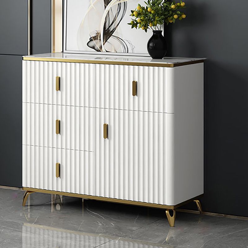 Glam Bedroom Stone Storage Chest Horizontal Chest in White with Drawers Clearhalo 'Bedroom Furniture' 'Dressers & Chests' 'dressers_chests' 'furn' 'furn_dressers_chests' 'Furniture' 1200x1200_dcdfa973-92d1-4eed-91b3-f1b357ac800c