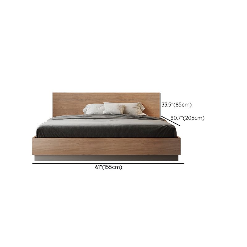 Brown Panel Bed Lift Up Storage Standard Rectangular Panel Bed Clearhalo 'Bedroom Furniture' 'Beds' 'furn' 'furn_beds' 'Furniture' 1200x1200_dce27448-59c4-4149-b09d-5f3650378e21