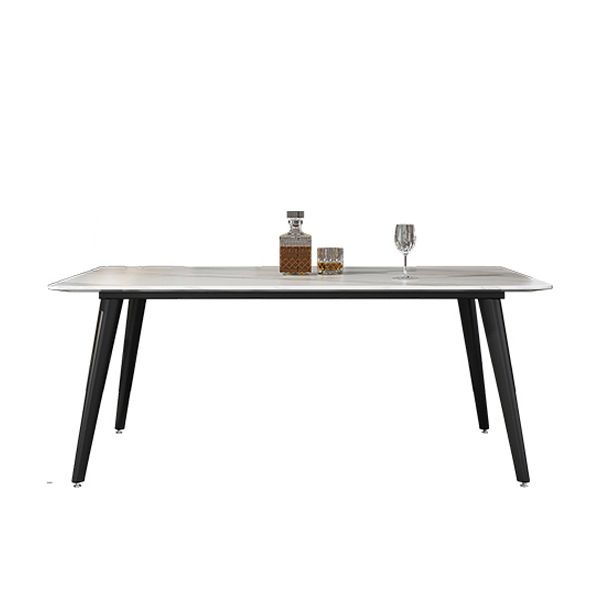 Sintered Stone Industrial Kitchen Desk Rectangle Dining Room Table