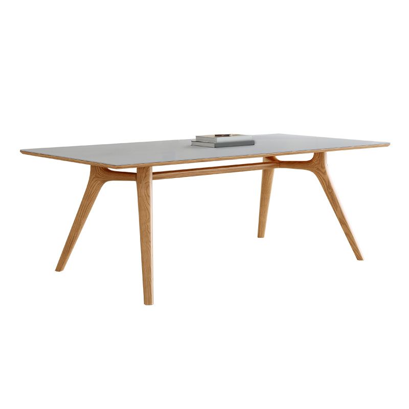 Set di sala da pranzo nordica 1/4/5/6/7 PC Tavolo da pranzo in legno