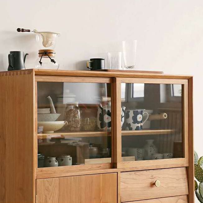 Coglia di legno in stile glam per soggiorno, 35,5'l x 16 "W x 39,5" H