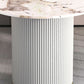 Stone Top Dining Table Modern Dining Table with Double Pedestal Base in White Clearhalo ' dining_table' 'Dining Tables & Seating' 'Dining Tables' 'furn' 'furn_dining_table' 'Furniture' 'furniture_dining_table' 'Kitchen & Dining Furniture' 'kitchen&dining_furn' 'kitchen' 'kitchen_dining_table' 1200x1200_dce55e6a-a715-437a-bd30-0cb0a267bbae