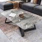 Glam Style Slate Top White Gold/black Top Black Metal Footer Coffee Table Clearhalo 'Coffee & Accent Tables' 'Coffee Tables' 'coffee_tables' 'furn' 'furn_coffee_tables' 'Furniture' 'Living Room Furniture' 1200x1200_dce75cec-6e4f-450f-a5aa-9528c3b18718