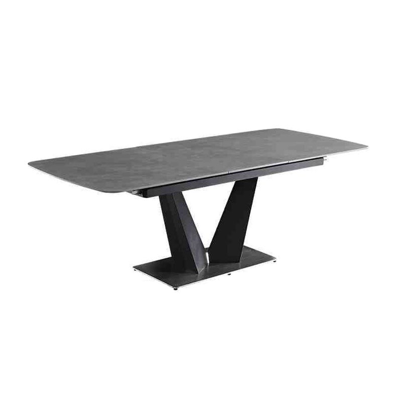 Zeitgenössischer Sinterstein -Esstisch Set 1/4/7 Stücke Essset für kleine Raum