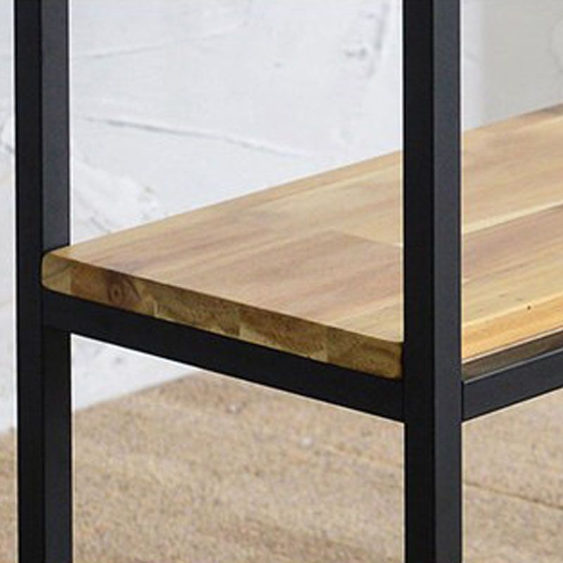 Midden-eeuwse moderne ijzeren console banken tafel rechthoek dennen eindtafel voor hal