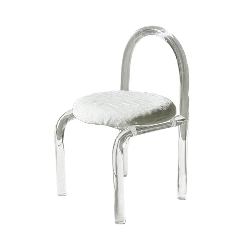 Basique à quatre jambes serrées car dos de couleur de couleur de couleur solide ensemble pour le salon