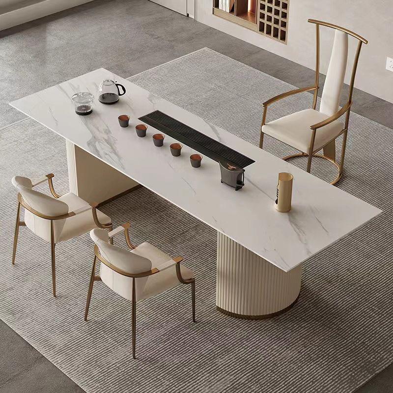 Sillas de comedor de cuero de falso silla de brazo de ala de estilo nórdico para comedor