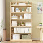 Contemporary Open Shelf Bookcase Wood Bookshelf with Shelves for Living Room