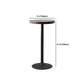 Round Pedestal Bar Height Table Contemporary Bar Table for Small Places Clearhalo 'Bar Furniture' 'Bar Tables' 'bar_tables' 'furn' 'furn_bar_tables' 'Furniture' 'Kitchen & Dining Furniture' 1200x1200_dcee7063-dc20-4f99-aa22-2438503c016e
