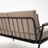 アパート用の枕トップアームを備えた1/2シーターソファ29.53 "