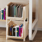 Modern Plastic Bookshelf Etagere Vertical  Open Shelf Bookcase
