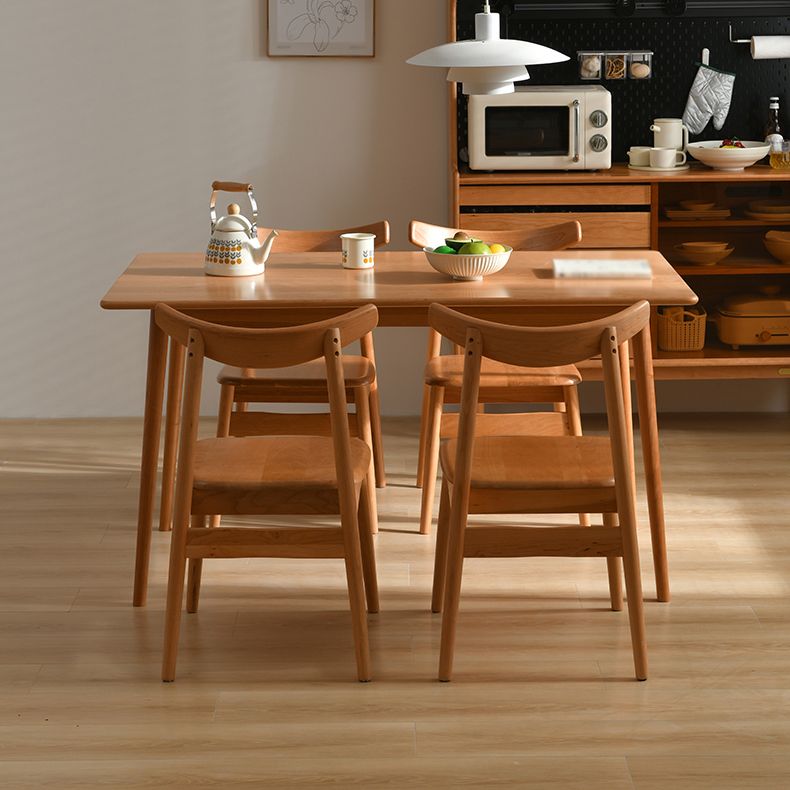 Modern 1/3/4/5 Pieces Dining Room Set Solid Wood Dining Table and Chairs Clearhalo 'Dining Room Sets' 'Dining Tables & Seating' 'dining_room_set' 'furn' 'furn_dining_room_set' 'Furniture' 'furniture_dining_room_set' 'Kitchen & Dining Furniture' 'kitchen&dining_furn' 'kitchen' 1200x1200_dcfb1c7e-5d99-4374-9d80-d8e6aaafc03a
