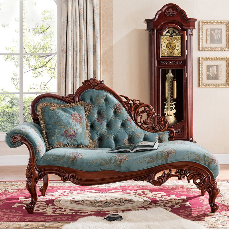 Traditional Chaise Lounge Couch Bedroom Living Room Chaise with Button Tufted Clearhalo 'Chairs & Seating' 'Chaise Lounge' 'chaise_lounge' 'furn' 'furn_chaise_lounge' 'Furniture' 'Living Room Furniture' 1200x1200_dcfc90f5-592b-4d4c-9614-ed1be3438de4