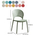 Plastic Scandinavian Dining Room Chair Kitchen Open Back Side Chair Clearhalo ' kitchen&dining_furn' 'Dining Chairs' 'Dining Tables & Seating' 'dining_chair' 'furn' 'furn_dining_chair' 'Furniture' 'furniture_dining_chair' 'Kitchen & Dining Furniture' 'kitchen' 1200x1200_dcfcc338-7944-492b-9519-468792ab1231