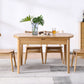 Round Dining Site Table Simple Style Solid Wood Furniture with Drop Leaf Clearhalo ' dining_table' 'Dining Tables & Seating' 'Dining Tables' 'furn' 'furn_dining_table' 'Furniture' 'furniture_dining_table' 'Kitchen & Dining Furniture' 'kitchen&dining_furn' 'kitchen' 'kitchen_dining_table' 1200x1200_dcfd163d-9ee4-44ec-b61a-7102c4cdd567