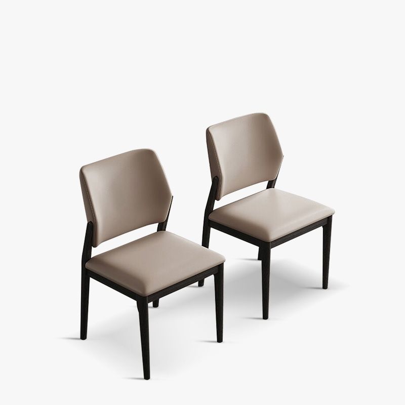 Modern Simple Side Chair Wooden Frame Side Dining Chair for Bedroom Clearhalo 'Dining Chairs' 'Dining Tables & Seating' 'dining_chair' 'furn' 'furn_dining_chair' 'Furniture' 'Kitchen & Dining Furniture' 1200x1200_dd004a53-4812-43f8-a24e-b34cc52f1934